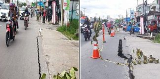 Jalan Nasional di Palangka Raya Rusak Pasca Hujan Deras